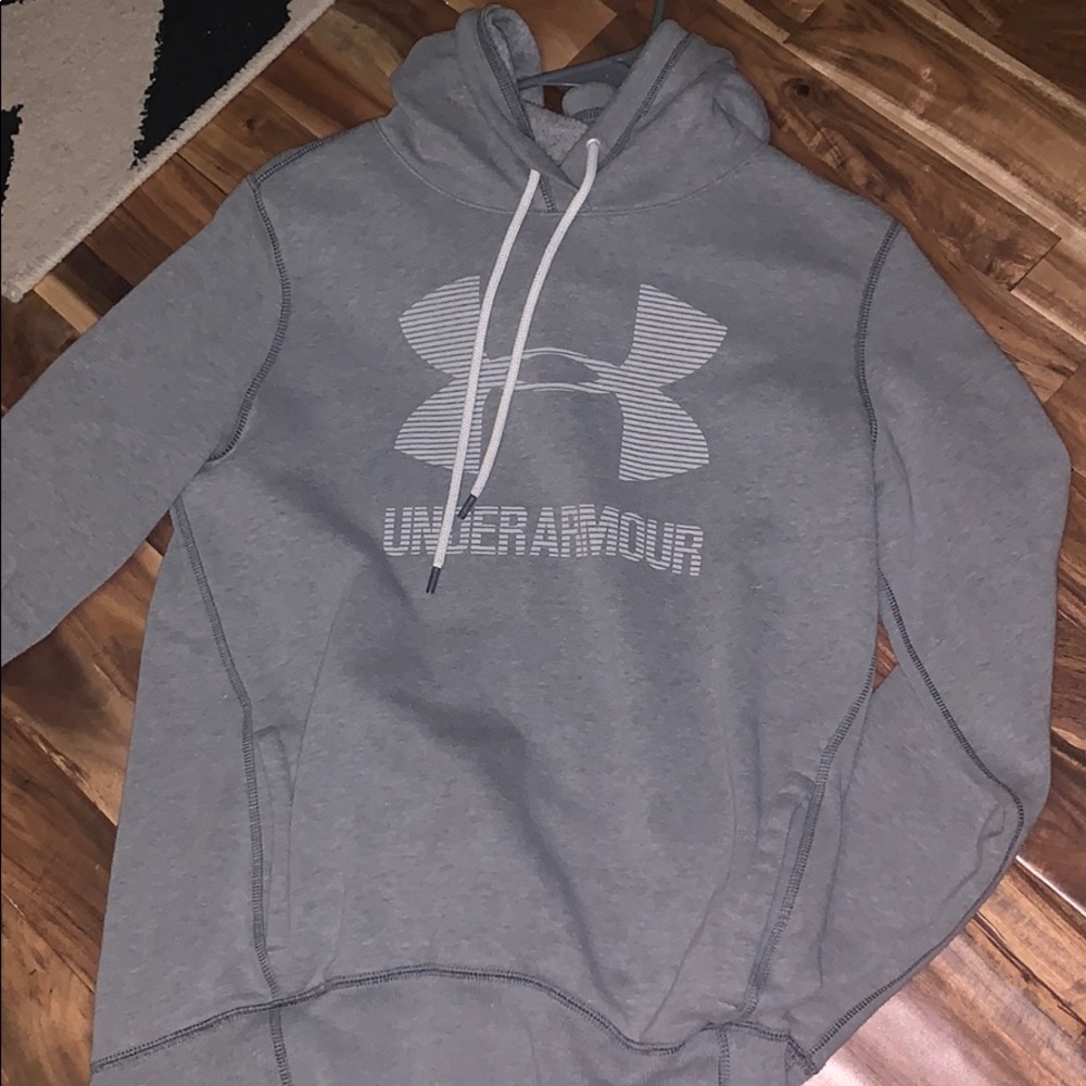 under armour hoodie!